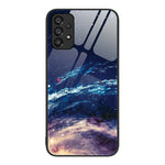 Custodia per telefono in vetro verniciato colorato, For Samsung Galaxy A53