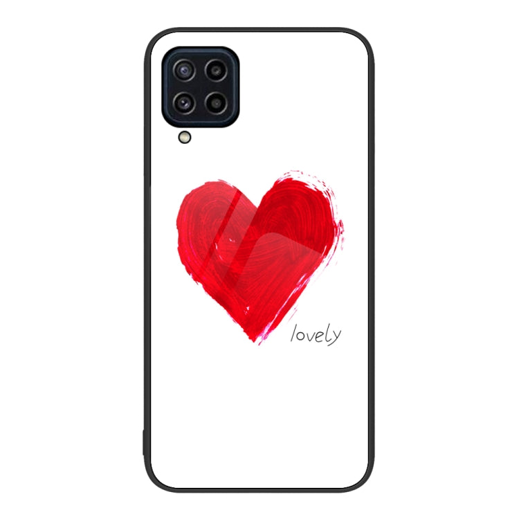 Custodia per telefono in vetro verniciato colorato, For Samsung Galaxy M32