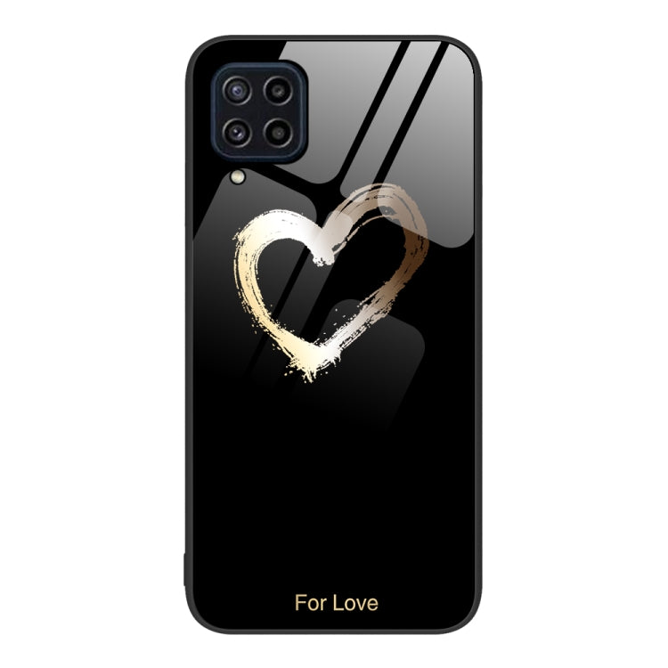 Custodia per telefono in vetro verniciato colorato, For Samsung Galaxy M32