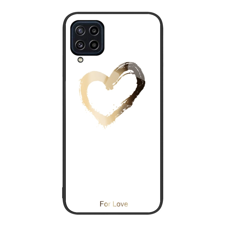 Custodia per telefono in vetro verniciato colorato, For Samsung Galaxy M32