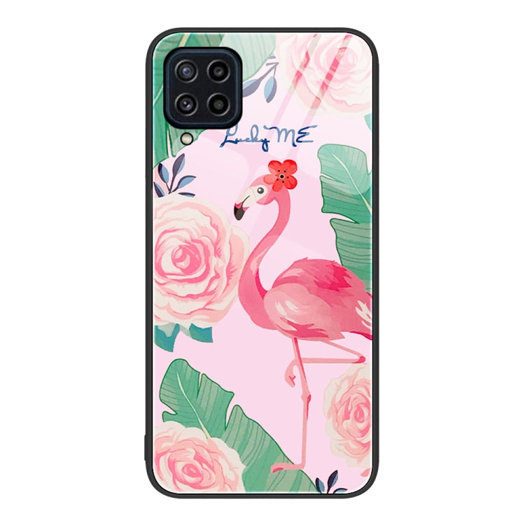 Custodia per telefono in vetro verniciato colorato, For Samsung Galaxy M32