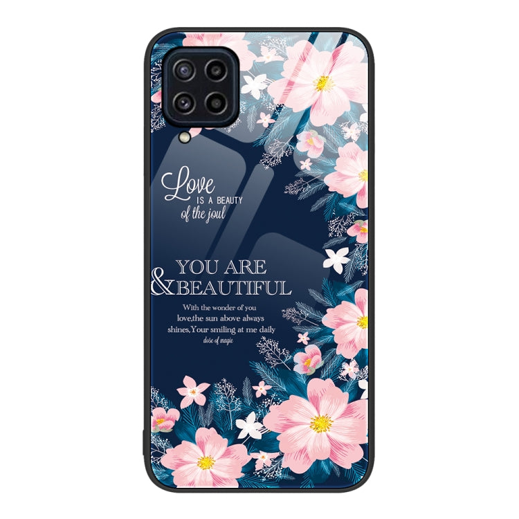 Custodia per telefono in vetro verniciato colorato, For Samsung Galaxy M32