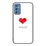 Custodia per telefono in vetro verniciato colorato, For Samsung Galaxy M52 5G