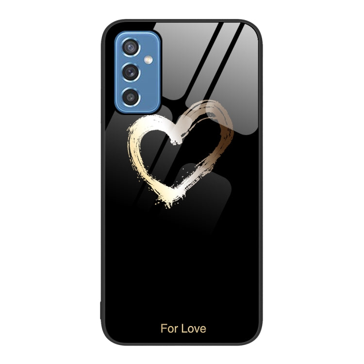 Custodia per telefono in vetro verniciato colorato, For Samsung Galaxy M52 5G