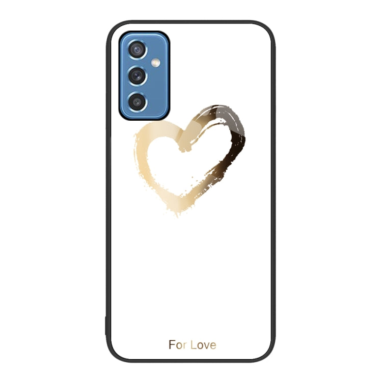 Custodia per telefono in vetro verniciato colorato, For Samsung Galaxy M52 5G