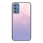 Custodia per telefono in vetro verniciato colorato, For Samsung Galaxy M52 5G