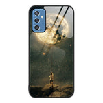 Custodia per telefono in vetro verniciato colorato, For Samsung Galaxy M52 5G
