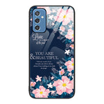 Custodia per telefono in vetro verniciato colorato, For Samsung Galaxy M52 5G