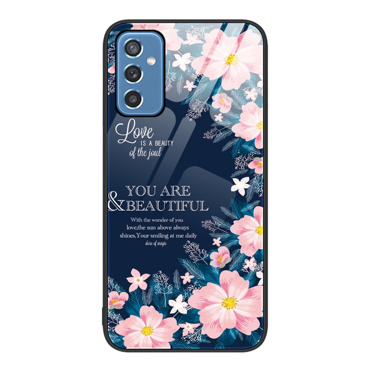 Custodia per telefono in vetro verniciato colorato, For Samsung Galaxy M52 5G