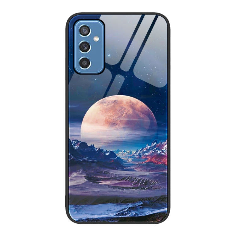 Custodia per telefono in vetro verniciato colorato, For Samsung Galaxy M52 5G
