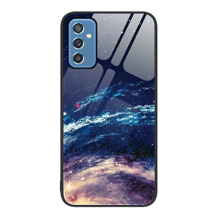 Custodia per telefono in vetro verniciato colorato, For Samsung Galaxy M52 5G