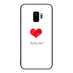 Custodia per telefono in vetro verniciato colorato, For Samsung Galaxy S9+