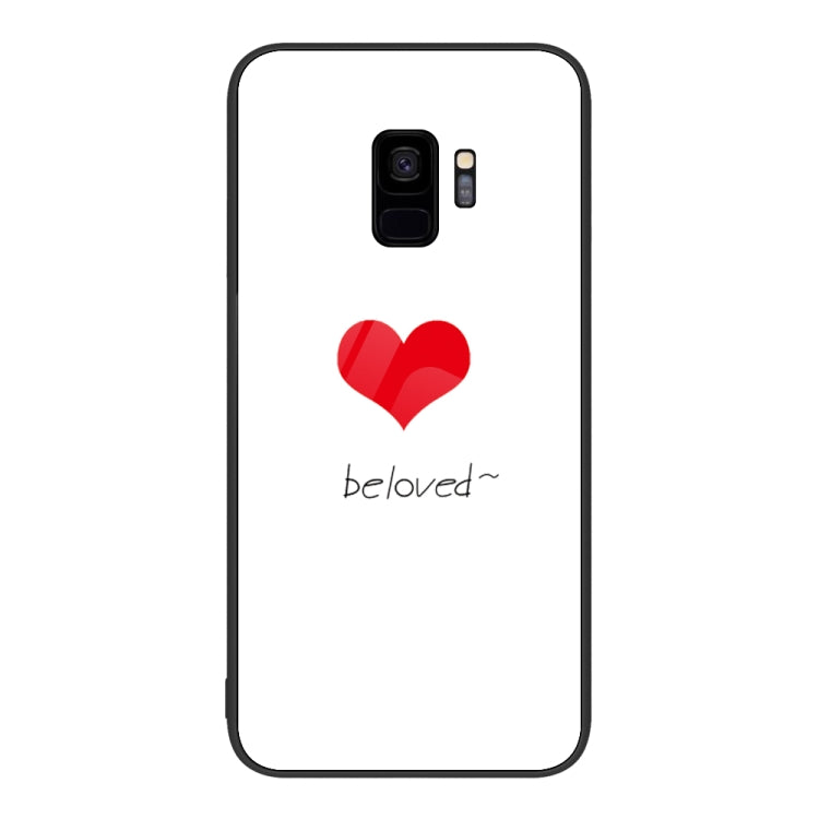 Custodia per telefono in vetro verniciato colorato, For Samsung Galaxy S9+