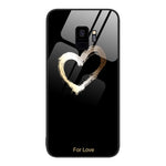 Custodia per telefono in vetro verniciato colorato, For Samsung Galaxy S9+