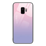 Custodia per telefono in vetro verniciato colorato, For Samsung Galaxy S9+