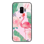 Custodia per telefono in vetro verniciato colorato, For Samsung Galaxy S9+