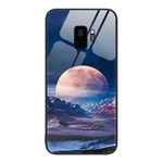 Custodia per telefono in vetro verniciato colorato, For Samsung Galaxy S9+