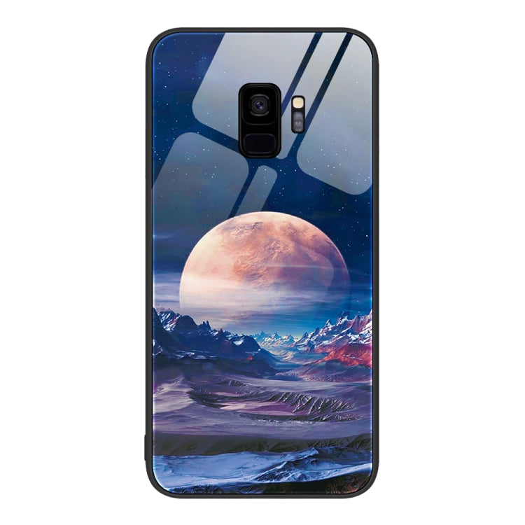 Custodia per telefono in vetro verniciato colorato, For Samsung Galaxy S9+