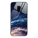 Custodia per telefono in vetro verniciato colorato, For Samsung Galaxy S9+