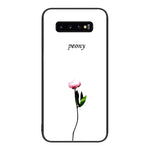 Custodia per telefono in vetro verniciato colorato, For Samsung Galaxy S10+