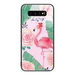 Custodia per telefono in vetro verniciato colorato, For Samsung Galaxy S10+