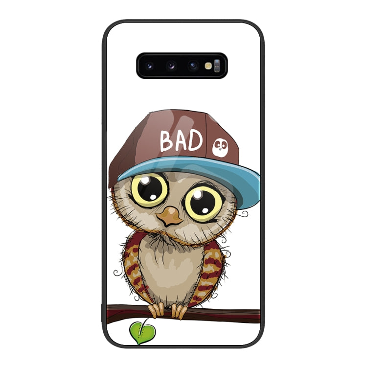 Custodia per telefono in vetro verniciato colorato, For Samsung Galaxy S10+