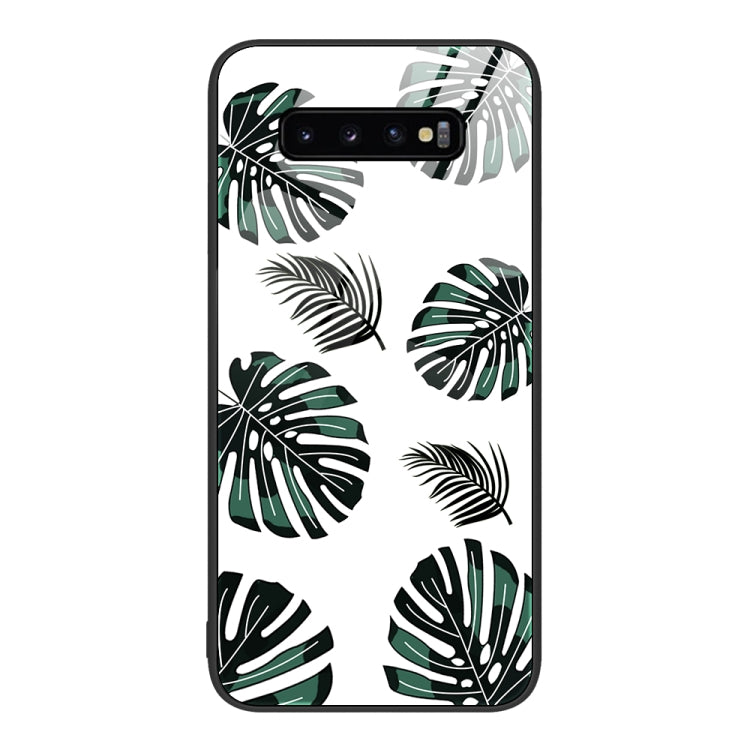 Custodia per telefono in vetro verniciato colorato, For Samsung Galaxy S10+