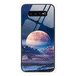 Custodia per telefono in vetro verniciato colorato, For Samsung Galaxy S10+