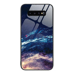 Custodia per telefono in vetro verniciato colorato, For Samsung Galaxy S10+