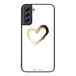 Custodia per telefono in vetro verniciato colorato, For Samsung Galaxy S21 5G