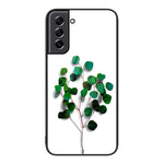 Custodia per telefono in vetro verniciato colorato, For Samsung Galaxy S21 5G
