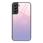 Custodia per telefono in vetro verniciato colorato, For Samsung Galaxy S21 5G