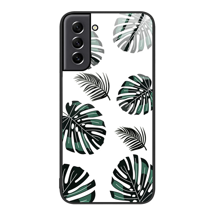 Custodia per telefono in vetro verniciato colorato, For Samsung Galaxy S21 5G