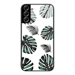 Custodia per telefono in vetro verniciato colorato, For Samsung Galaxy S22+ 5G
