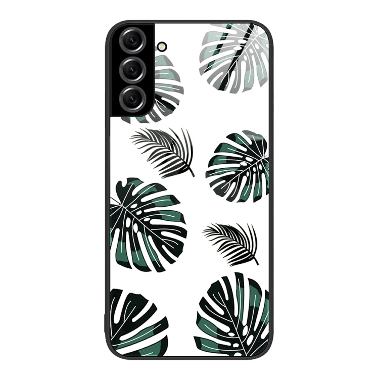 Custodia per telefono in vetro verniciato colorato, For Samsung Galaxy S22+ 5G