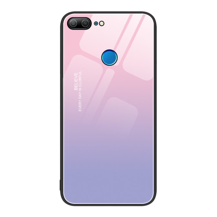 Custodia per telefono in vetro verniciato colorato, For Honor 9 Lite