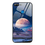Custodia per telefono in vetro verniciato colorato, For Honor 9 Lite