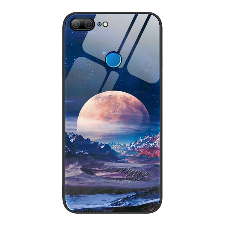 Custodia per telefono in vetro verniciato colorato, For Honor 9 Lite