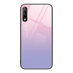 Custodia per telefono in vetro verniciato colorato, For Honor 9X