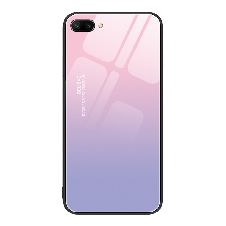 Custodia per telefono in vetro verniciato colorato, For Honor 10