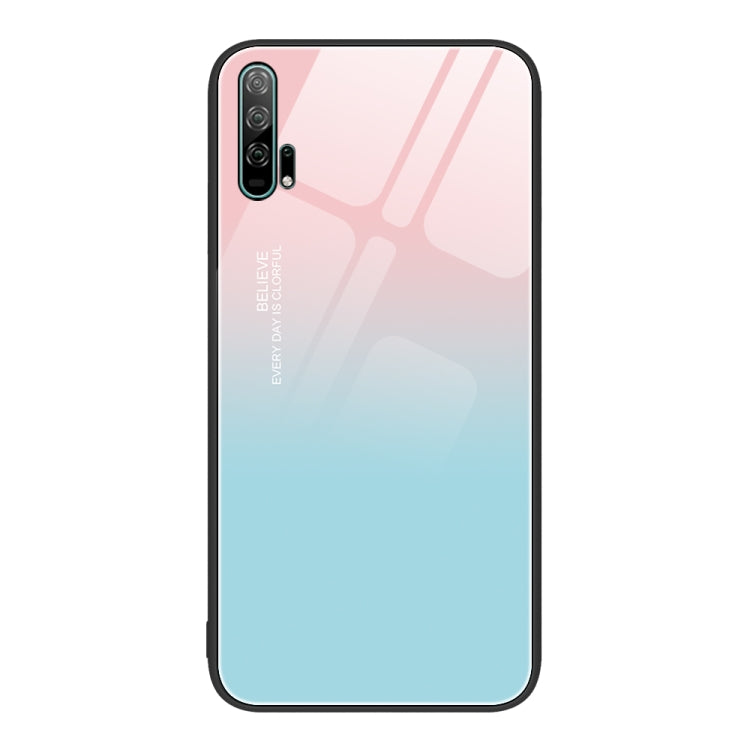 Custodia per telefono in vetro verniciato colorato, For Honor 20 Pro