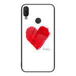 Custodia per telefono in vetro verniciato colorato, For Huawei nova 3i