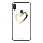 Custodia per telefono in vetro verniciato colorato, For Huawei nova 3i