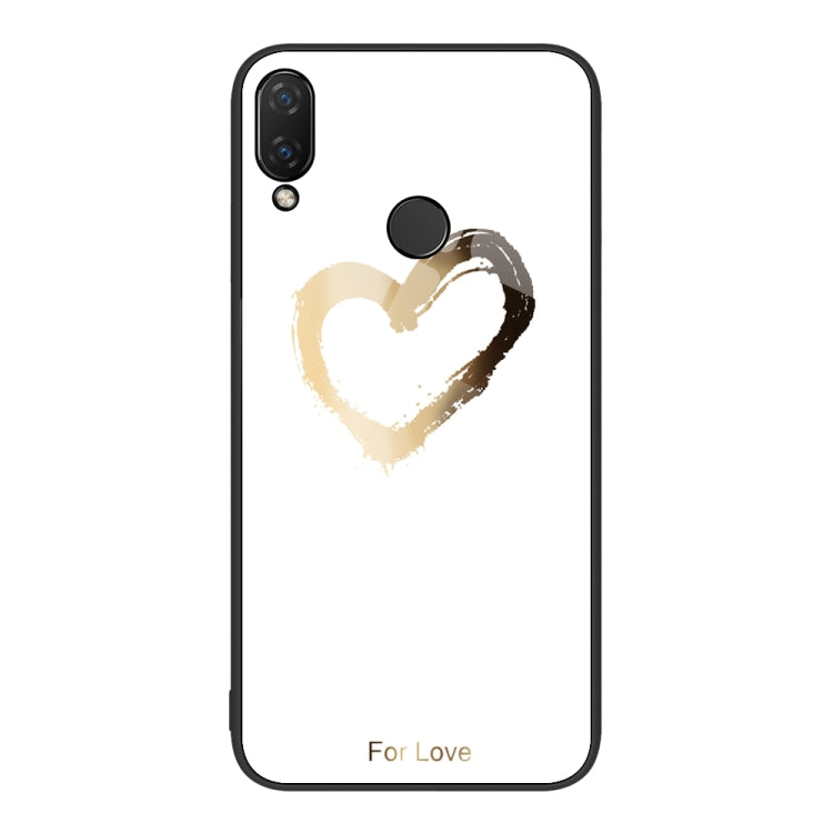 Custodia per telefono in vetro verniciato colorato, For Huawei nova 3i