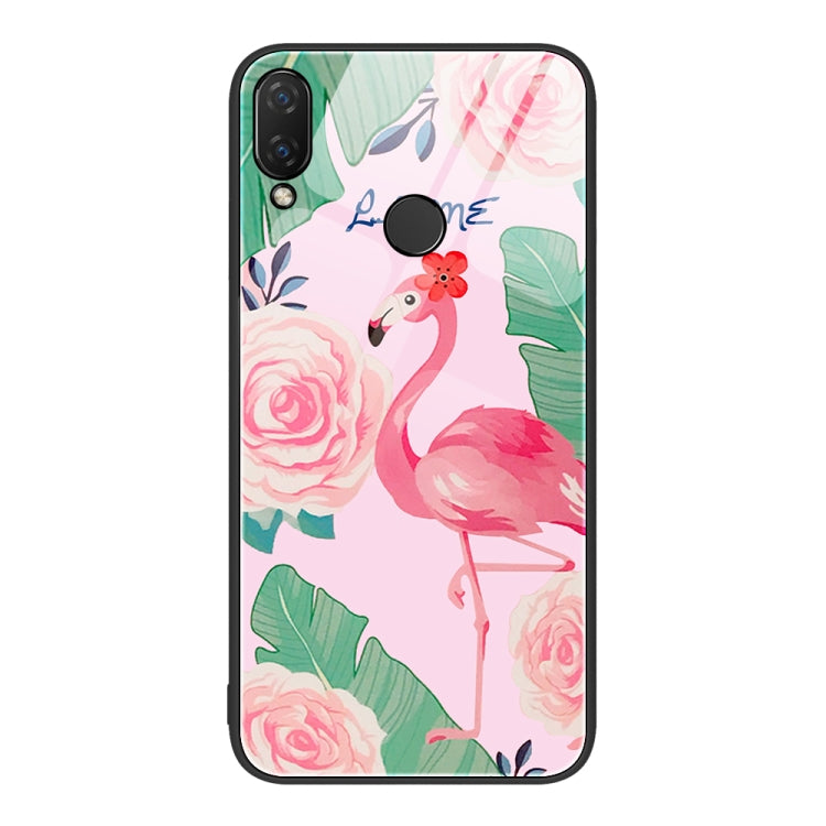 Custodia per telefono in vetro verniciato colorato, For Huawei nova 3i