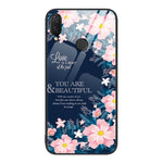 Custodia per telefono in vetro verniciato colorato, For Huawei nova 3i