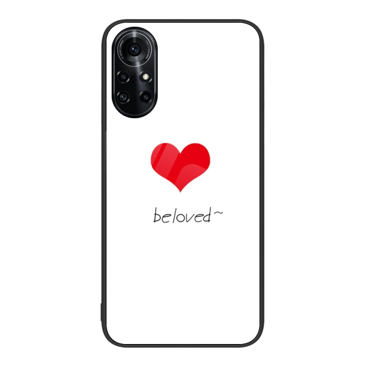 Custodia per telefono in vetro verniciato colorato, For Huawei nova 8 Pro 4G