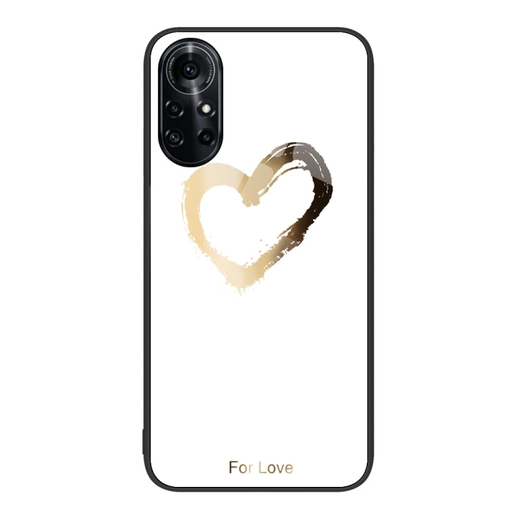 Custodia per telefono in vetro verniciato colorato, For Huawei nova 8 Pro 4G