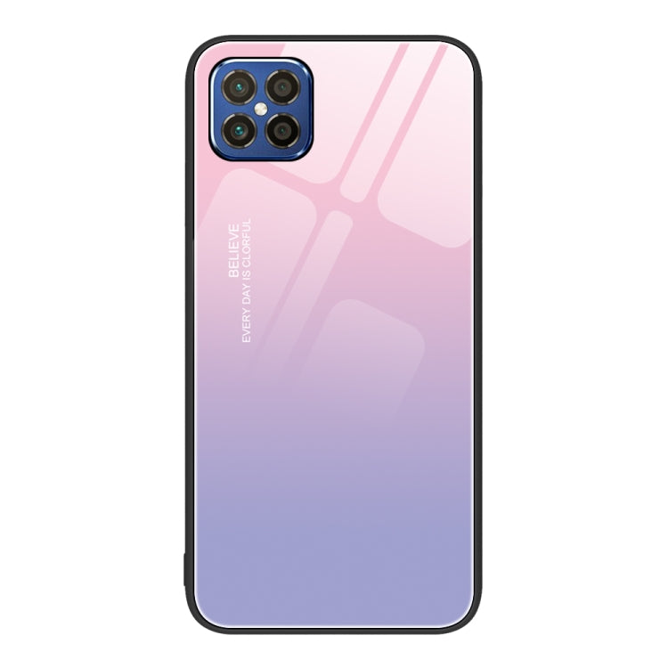 Custodia per telefono in vetro verniciato colorato, For Huawei nova 8 SE