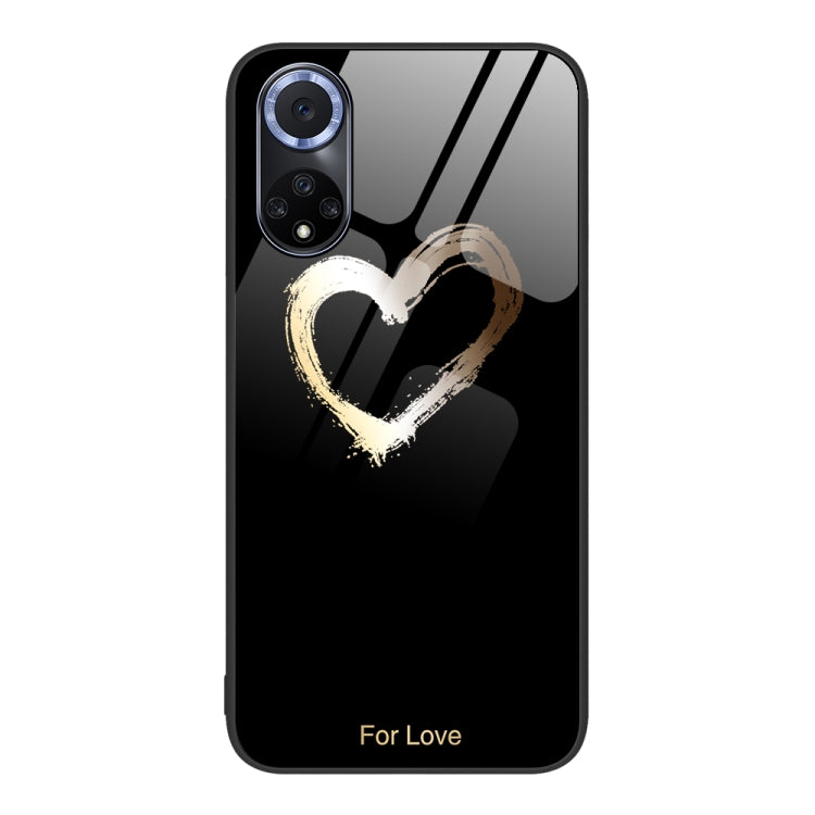 Custodia per telefono in vetro verniciato colorato, For Huawei nova 9